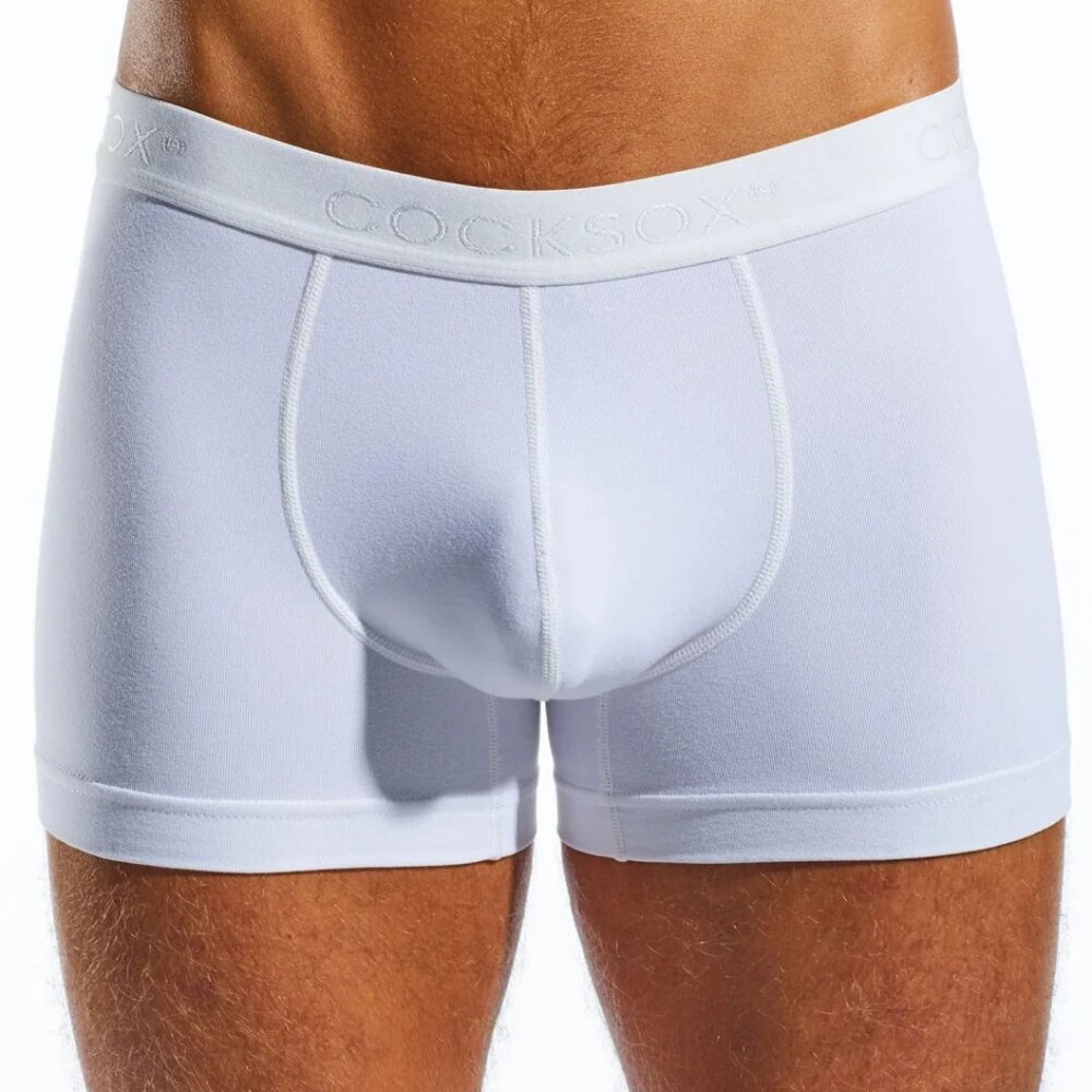 NWT Size Small COCKSOX CX12 Men's Contour Pouch Boxer Brief – White